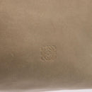 LOEWE Tote Bag Leather Gold Auth ka5825-17