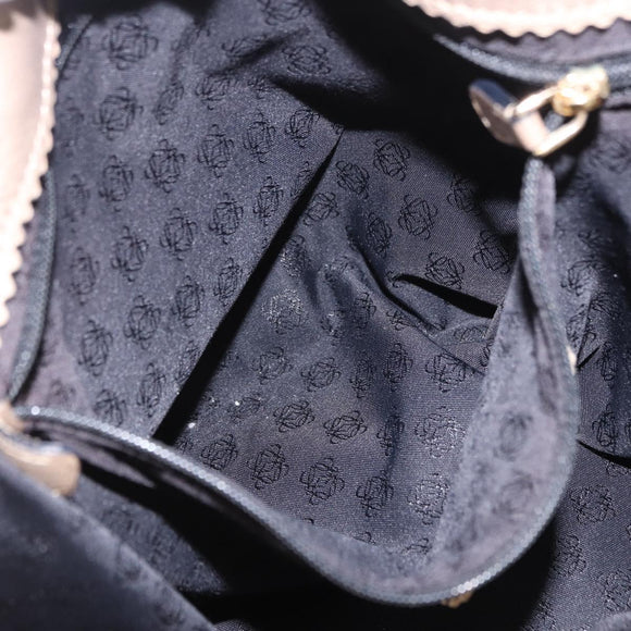 LOEWE Tote Bag Leather Gold Auth ka5825