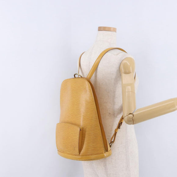 LOUIS VUITTON Epi Gobelins Backpack Yellow M52299 LV Auth ka5826