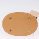 LOUIS VUITTON Nomad leather Bucket PM Shoulder Bag Beige M85001 LV Auth ka5828V-6