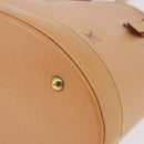 LOUIS VUITTON Nomad leather Bucket PM Shoulder Bag Beige M85001 LV Auth ka5828V-15