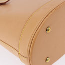 LOUIS VUITTON Nomad leather Bucket PM Shoulder Bag Beige M85001 LV Auth ka5828V-16