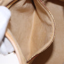 LOUIS VUITTON Nomad leather Bucket PM Shoulder Bag Beige M85001 LV Auth ka5828V-22