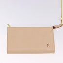 LOUIS VUITTON Nomad leather Bucket PM Shoulder Bag Beige M85001 LV Auth ka5828V-25