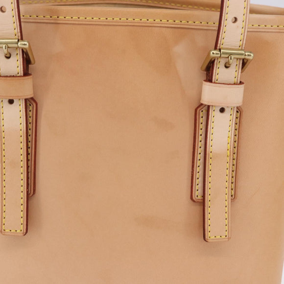 LOUIS VUITTON Nomad leather Bucket PM Shoulder Bag Beige M85001 LV Auth ka5828V