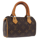 LOUIS VUITTON Monogram Mini Speedy Hand Bag M41534 LV Auth ka5830-1