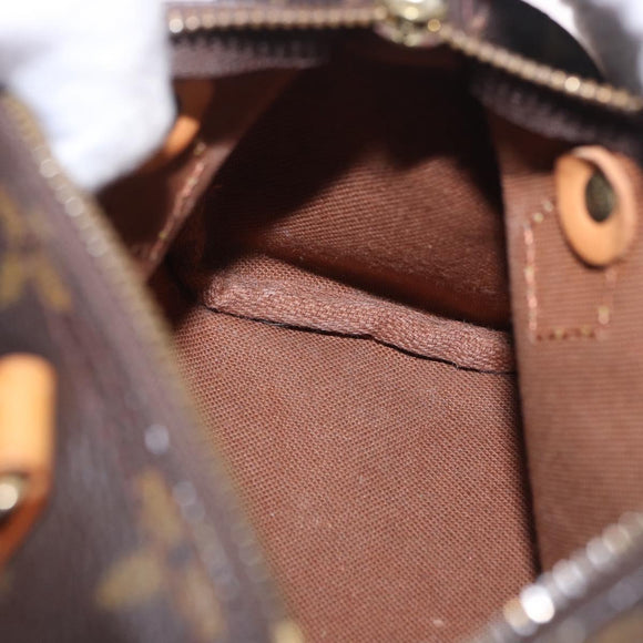 LOUIS VUITTON Monogram Mini Speedy Hand Bag M41534 LV Auth ka5830