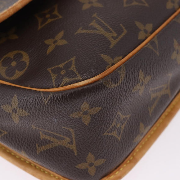 LOUIS VUITTON Monogram Sologne Shoulder Bag M42250 LV Auth ka5833A