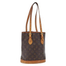 LOUIS VUITTON Monogram Bucket PM Shoulder Bag M42238 LV Auth ka5834-1