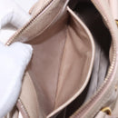 Miu Miu Hand Bag Leather 2way Beige Gold Auth ka5835V-25