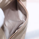 Miu Miu Hand Bag Leather 2way Beige Gold Auth ka5835V-26