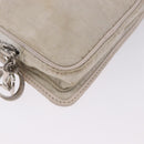 Christian Dior Trotter Canvas Waist bag Nylon White Silver Auth ka5837A-11