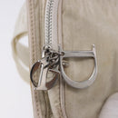 Christian Dior Trotter Canvas Waist bag Nylon White Silver Auth ka5837A-15