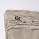 Christian Dior Trotter Canvas Waist bag Nylon White Silver Auth ka5837A-17