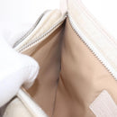 Christian Dior Trotter Canvas Waist bag Nylon White Silver Auth ka5837A-21