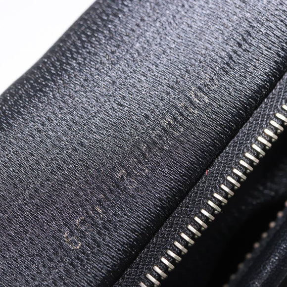 FENDI Pecan Canvas Hand Bag PVC Brown Black Auth ka5839