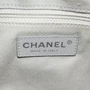 CHANEL Chain Shoulder Bag Coated Canvas Black Silver CC Auth ka583V-19