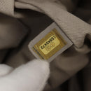 CHANEL Chain Shoulder Bag Coated Canvas Black Silver CC Auth ka583V-11