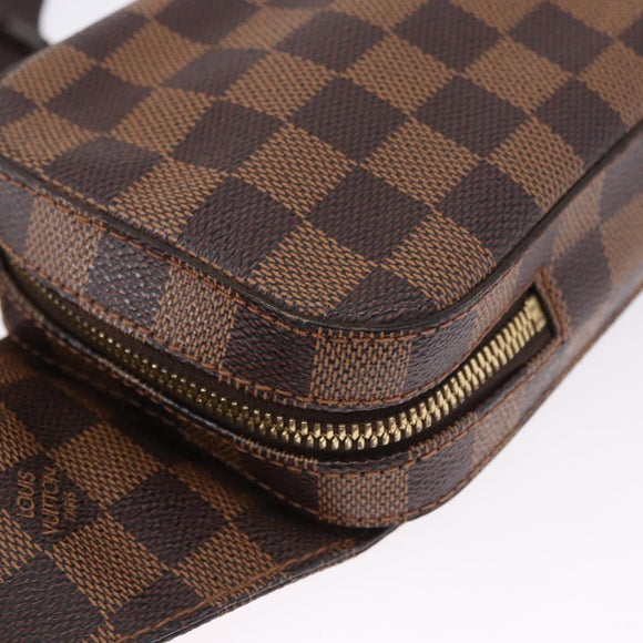 LOUIS VUITTON Damier Ebene Geronimos Shoulder Bag N51994 LV Auth ka5840