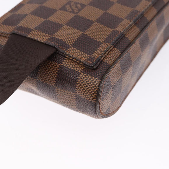 LOUIS VUITTON Damier Ebene Geronimos Shoulder Bag N51994 LV Auth ka5840