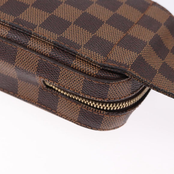 LOUIS VUITTON Damier Ebene Geronimos Shoulder Bag N51994 LV Auth ka5840
