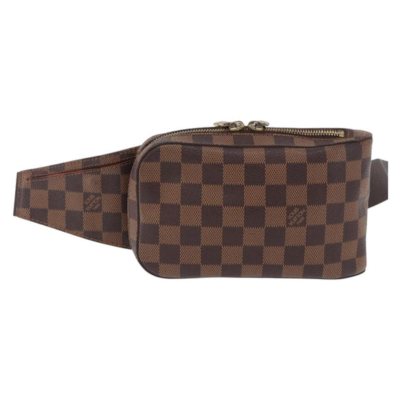 LOUIS VUITTON Damier Ebene Geronimos Shoulder Bag N51994 LV Auth ka5840