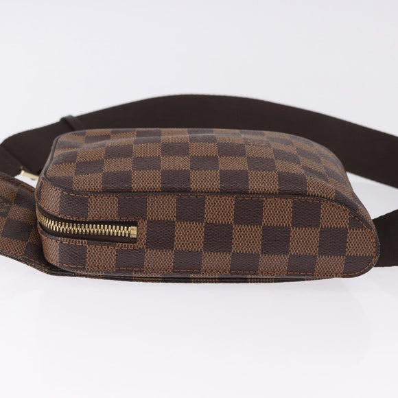 LOUIS VUITTON Damier Ebene Geronimos Shoulder Bag N51994 LV Auth ka5840