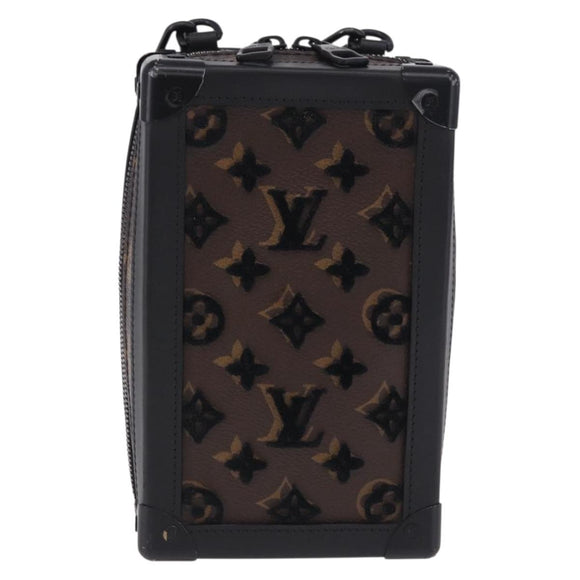 LOUIS VUITTON Monogram Tuftage Vertical Software Trunk Bag M45044 Auth ka5844M