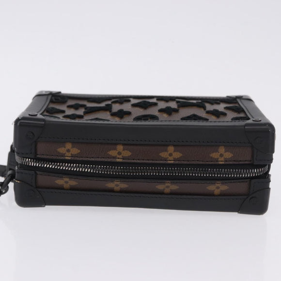 LOUIS VUITTON Monogram Tuftage Vertical Software Trunk Bag M45044 Auth ka5844M