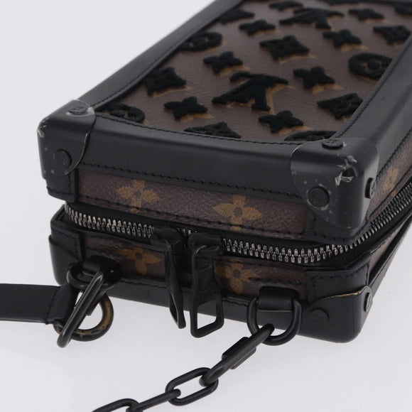 LOUIS VUITTON Monogram Tuftage Vertical Software Trunk Bag M45044 Auth ka5844M