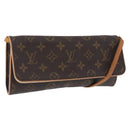 LOUIS VUITTON Monogram Pochette Twin GM Shoulder Bag M51852 LV Auth ka5845-1