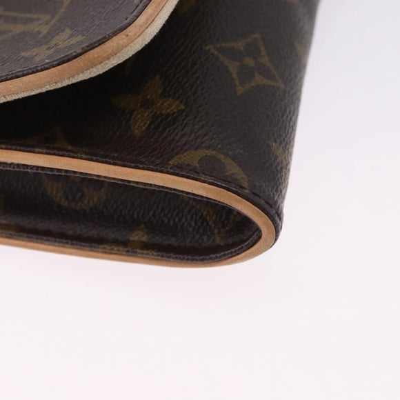 LOUIS VUITTON Monogram Pochette Twin GM Shoulder Bag M51852 LV Auth ka5845