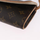 LOUIS VUITTON Monogram Pochette Twin GM Shoulder Bag M51852 LV Auth ka5845-14