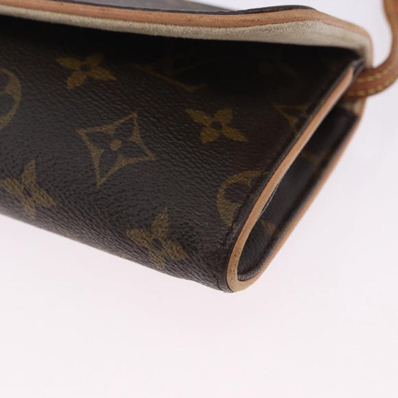 LOUIS VUITTON Monogram Pochette Twin GM Shoulder Bag M51852 LV Auth ka5845