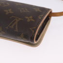 LOUIS VUITTON Monogram Pochette Twin GM Shoulder Bag M51852 LV Auth ka5845-16