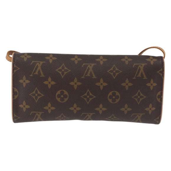 LOUIS VUITTON Monogram Pochette Twin GM Shoulder Bag M51852 LV Auth ka5845