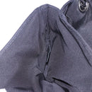 CHANEL 2.55 Chain Shoulder Bag Nylon Black Silver CC Auth ka5847A-19
