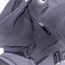 CHANEL 2.55 Chain Shoulder Bag Nylon Black Silver CC Auth ka5847A-22