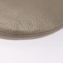 GUCCI Soho Shoulder Bag Leather Beige Gold 308361 Auth ka5848V-16