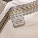 GUCCI Soho Shoulder Bag Leather Beige Gold 308361 Auth ka5848V-17