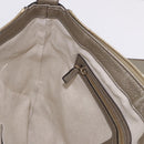 GUCCI Soho Shoulder Bag Leather Beige Gold 308361 Auth ka5848V-20