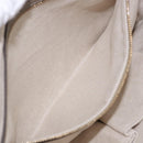 GUCCI Soho Shoulder Bag Leather Beige Gold 308361 Auth ka5848V-21