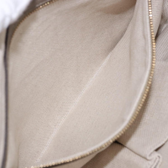 GUCCI Soho Shoulder Bag Leather Beige Gold 308361 Auth ka5848V