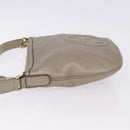 GUCCI Soho Shoulder Bag Leather Beige Gold 308361 Auth ka5848V-4