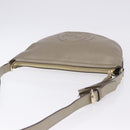 GUCCI Soho Shoulder Bag Leather Beige Gold 308361 Auth ka5848V-6