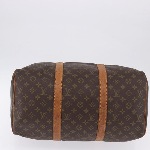 LOUIS VUITTON Monogram Sac Souple 45 Boston Bag M41624 LV Auth ka5852