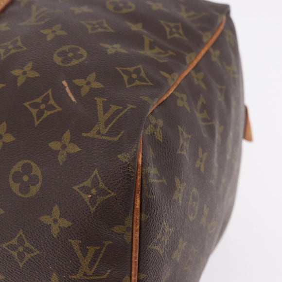LOUIS VUITTON Monogram Sac Souple 45 Boston Bag M41624 LV Auth ka5852