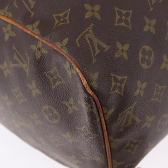LOUIS VUITTON Monogram Sac Souple 45 Boston Bag M41624 LV Auth ka5852