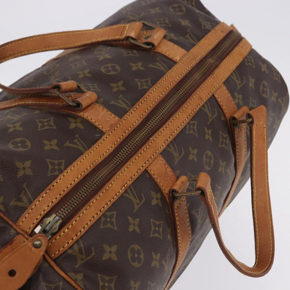 LOUIS VUITTON Monogram Sac Souple 45 Boston Bag M41624 LV Auth ka5852