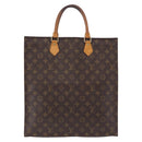 LOUIS VUITTON Monogram Sac Plat Hand Bag M51140 LV Auth ka5853-2